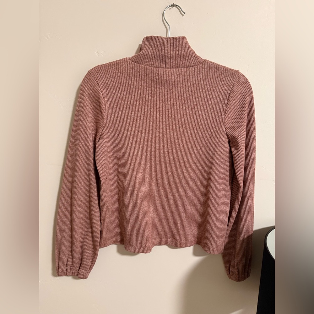 Madewell Dusty Pink Knit Sweater - Picture 3 of 4